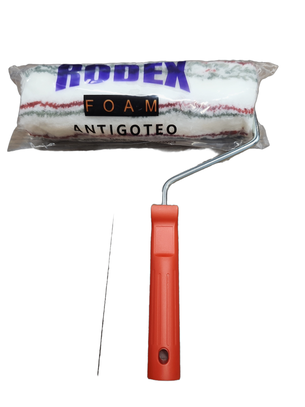 Rodillo Rodex rojo y gris Foam 18-25 cm Pelo Largo