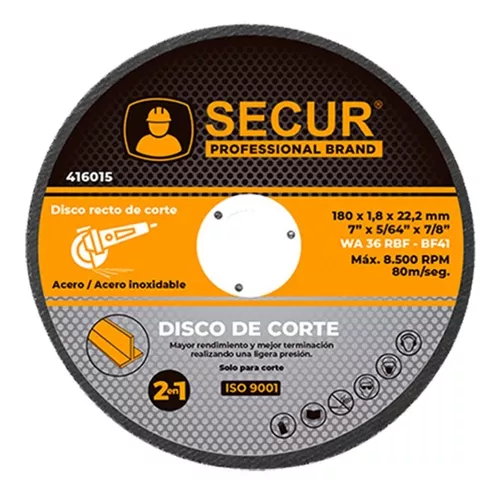 disco de corte de metal secur