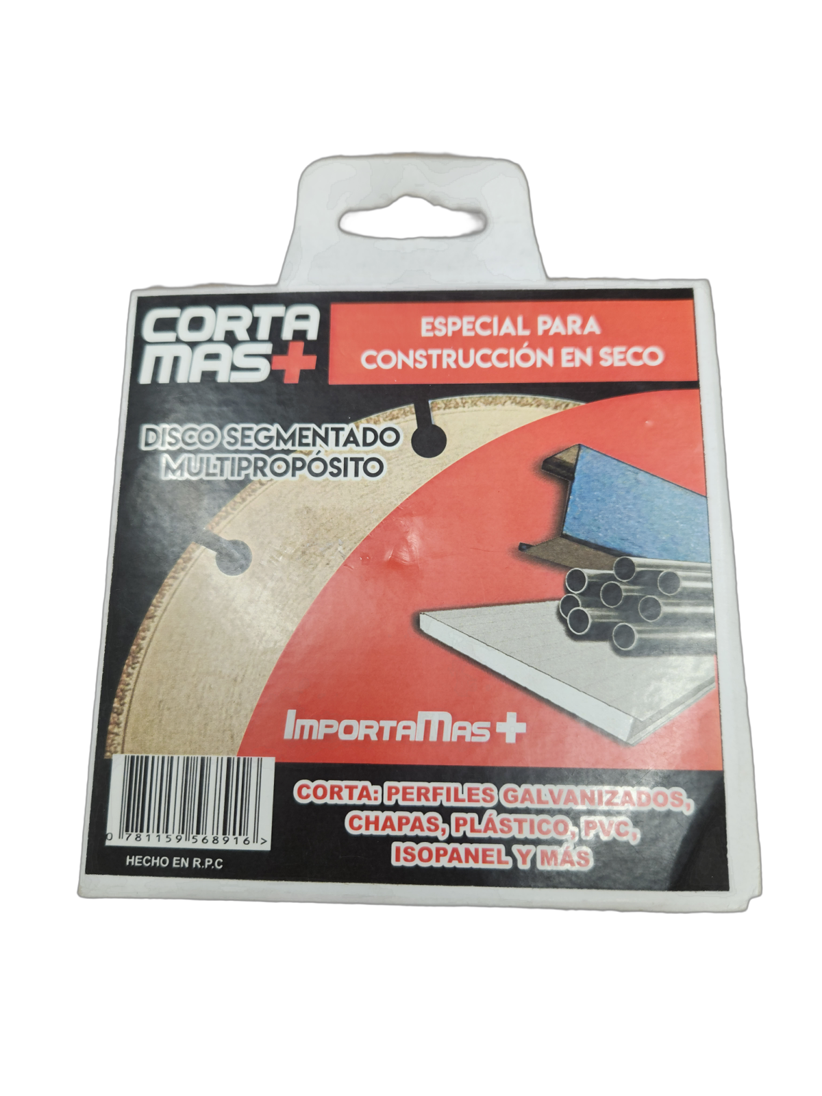 disco especial para construccion en seco