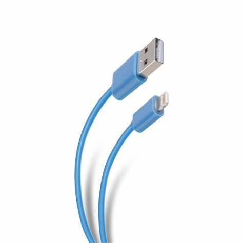 Cable USB Lightning iPhone  Azul