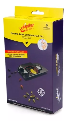 Trampa para cucarachas 6 unidades (Júpiter)